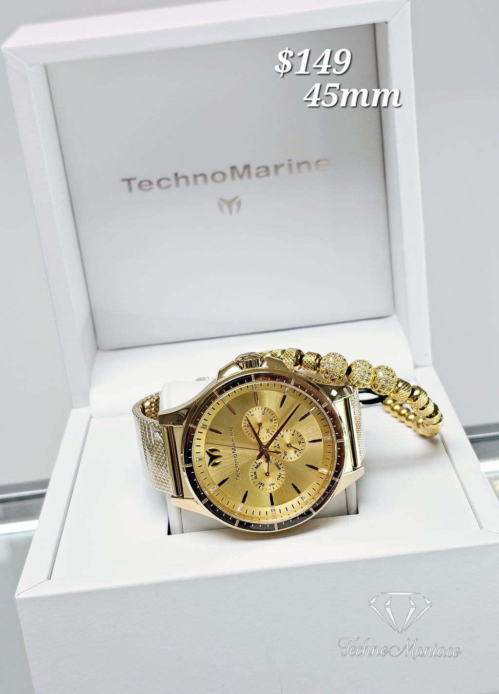 Moonsun 45mm Gold/Gold
