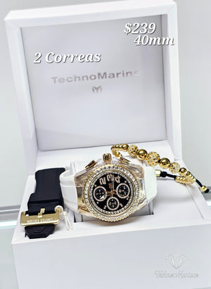 Cruise Glitz 40mm Gold/Black 2 Correas