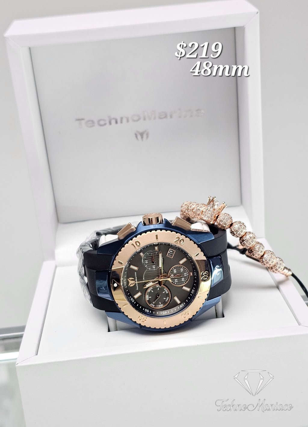 Uf6 48mm Rose Gold/Blue/Black