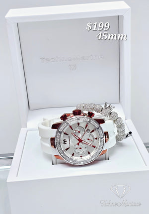 Uf6 45mm Silver/White/Metal Red