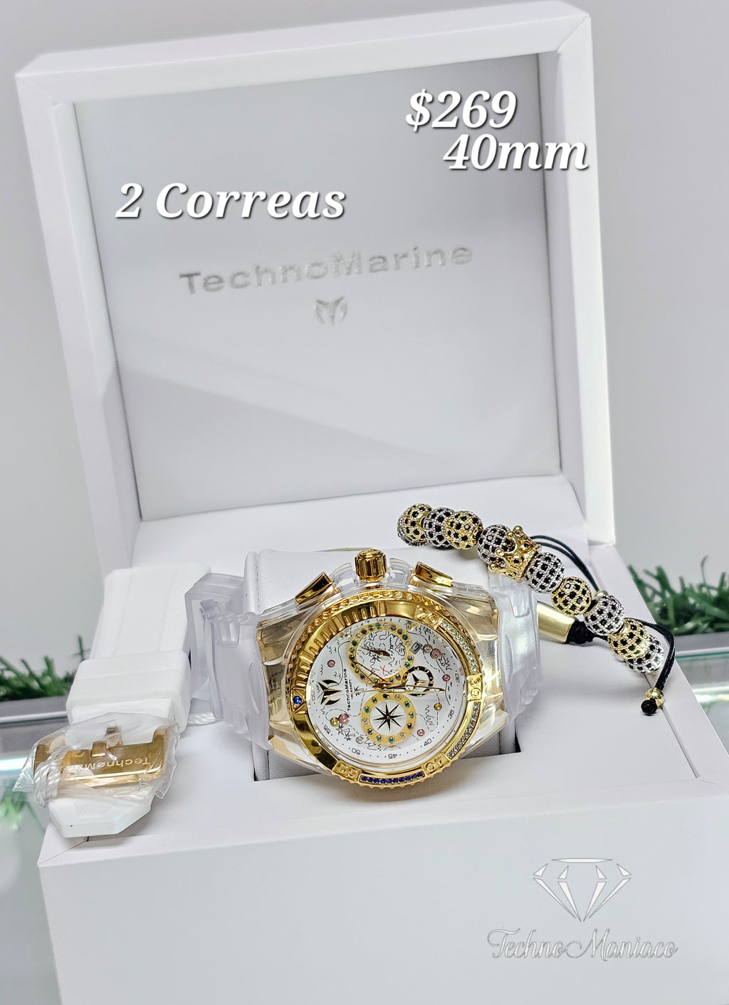 Cruise Dream 40mm Gold/White 2 Correas