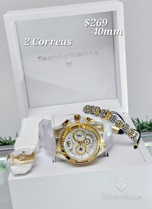 Cruise Dream 40mm Gold/White 2 Correas