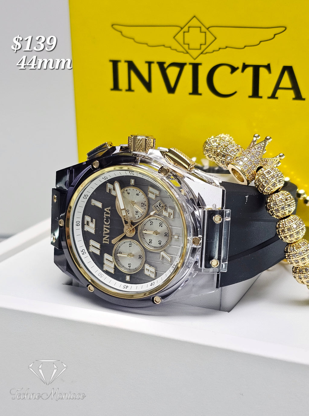 Invicta S1 Rally 2025 45mm Gold/Black