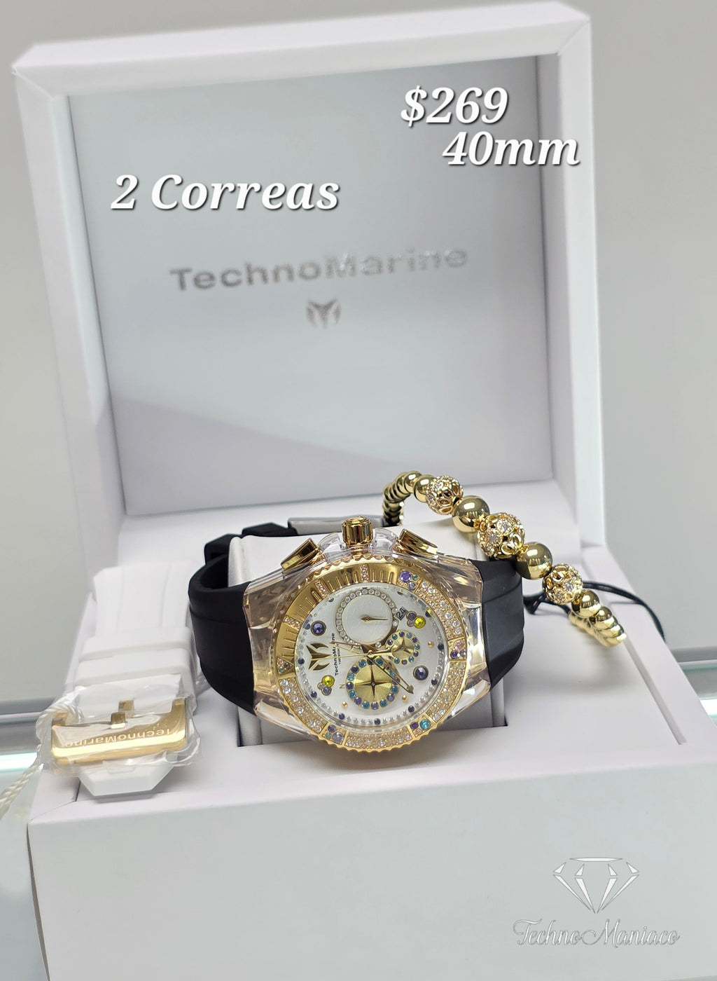 Cruise Dream 40mm Gold/White 2 Correas
