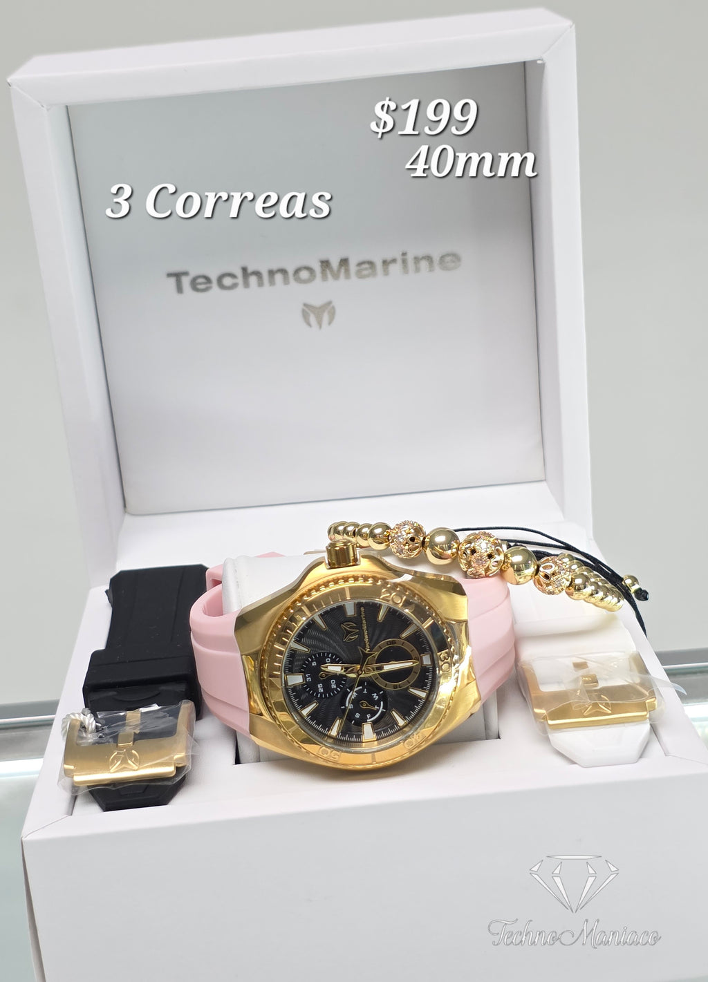 Cruise California 2025 40mm Gold/Black 3 Correas