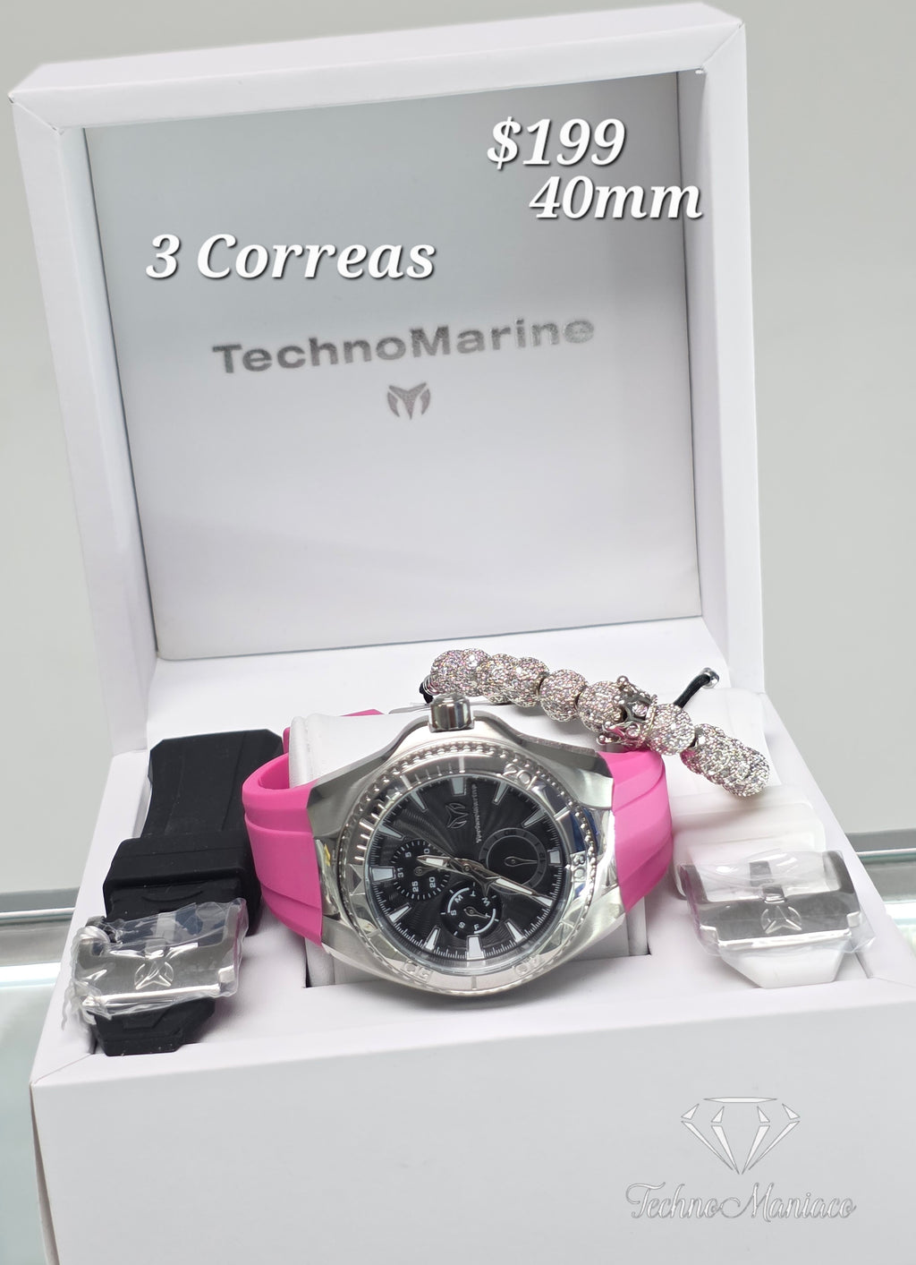 Cruise California 2025 40mm Silver/Black 3 Correas