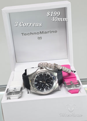 Cruise California 2025 40mm Silver/Black 3 Correas