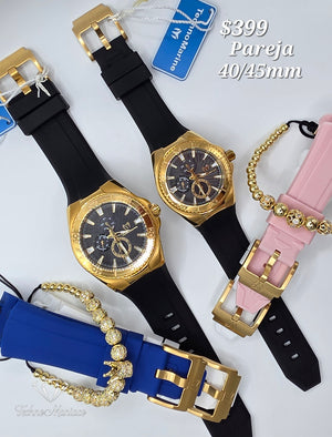 Pareja Cruise California 2025 40/45mm Gold/Black 3 Correas C.U.