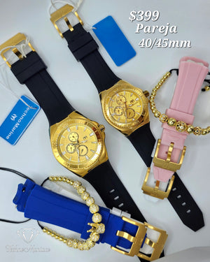 Pareja Cruise California 2025 40/45mm Gold/Gold 3 Correas C.U.