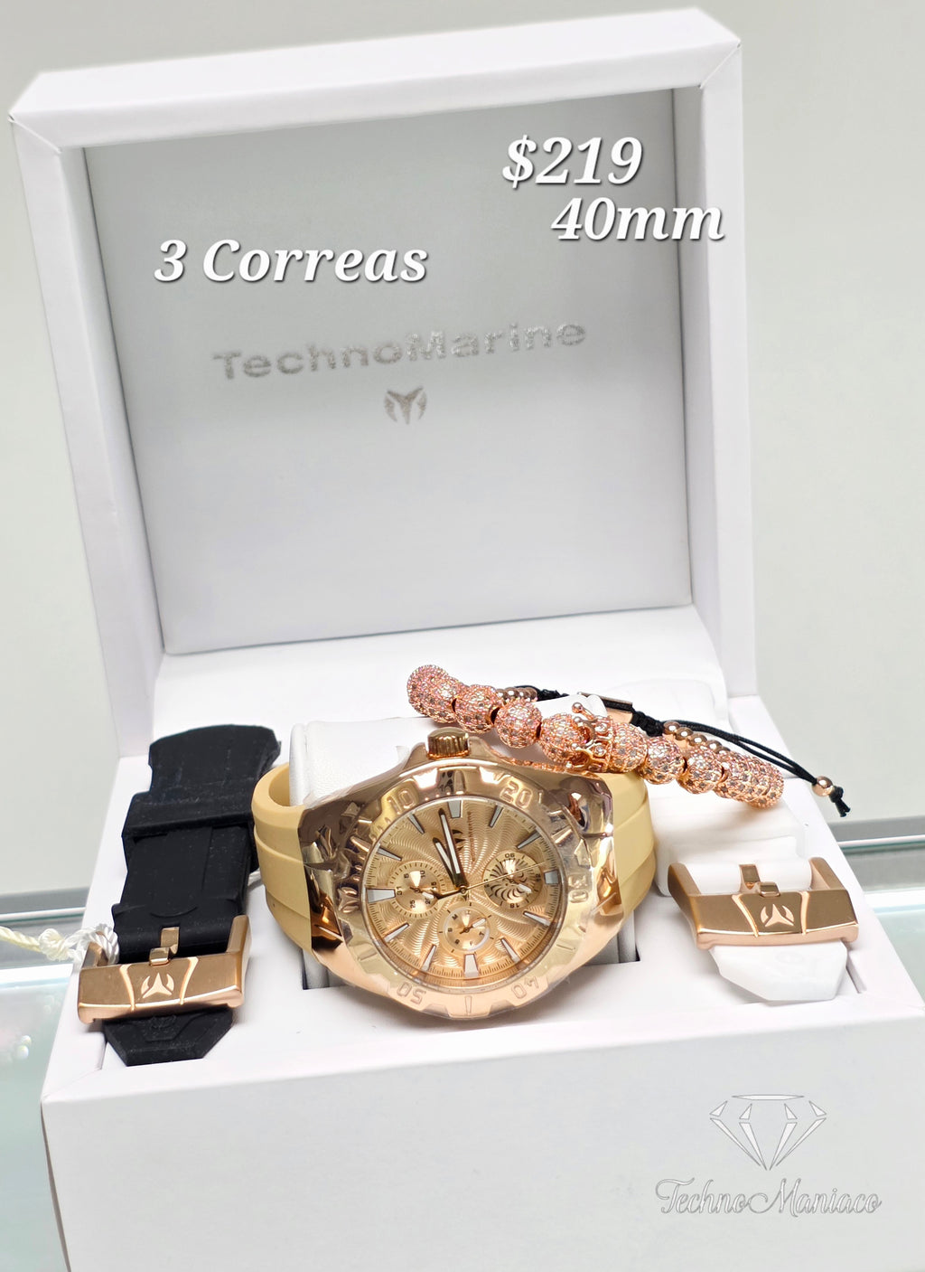 Cruise Original 40mm Rose Gold 3 Correas