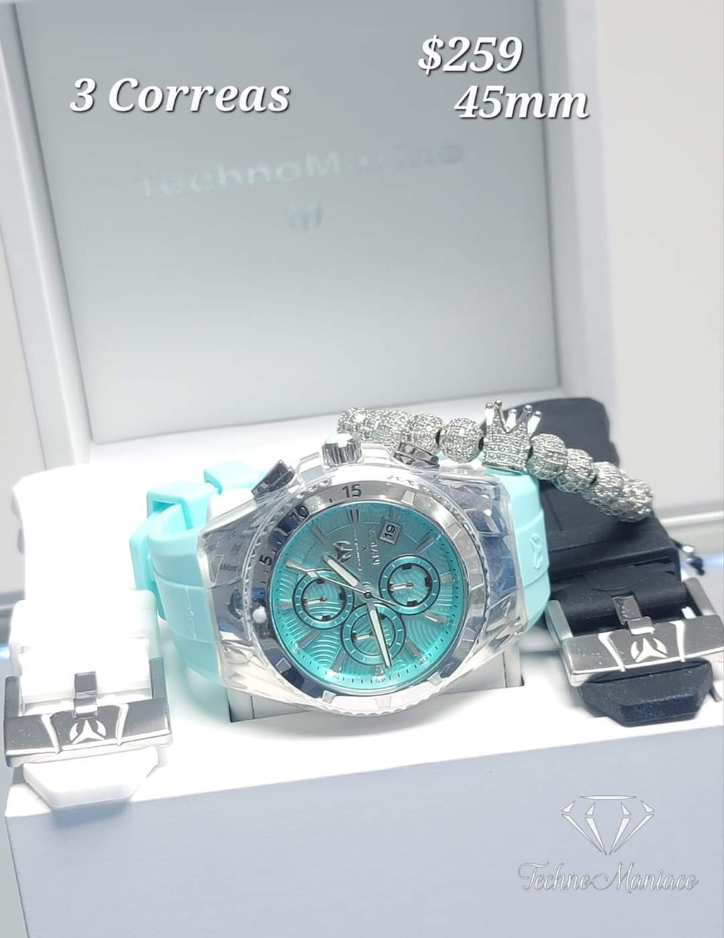 Technomarine X Invicta 5 Elements 45mm/3 Correas