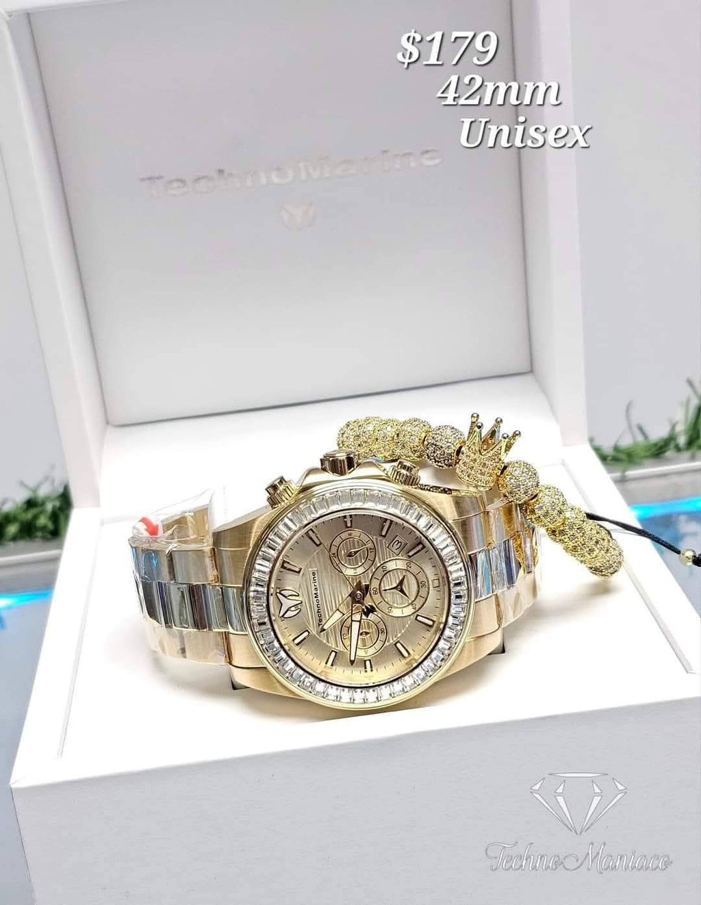 Manta Ray 42mm Gold/Gold