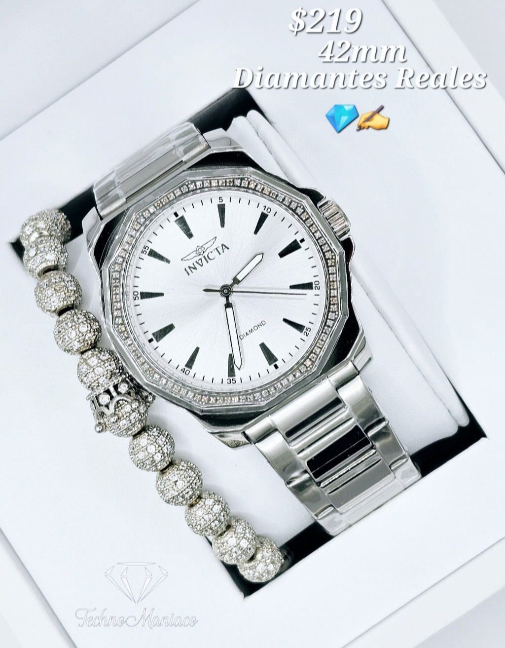 Invicta Elite Diamond 2025 42mm/Silver