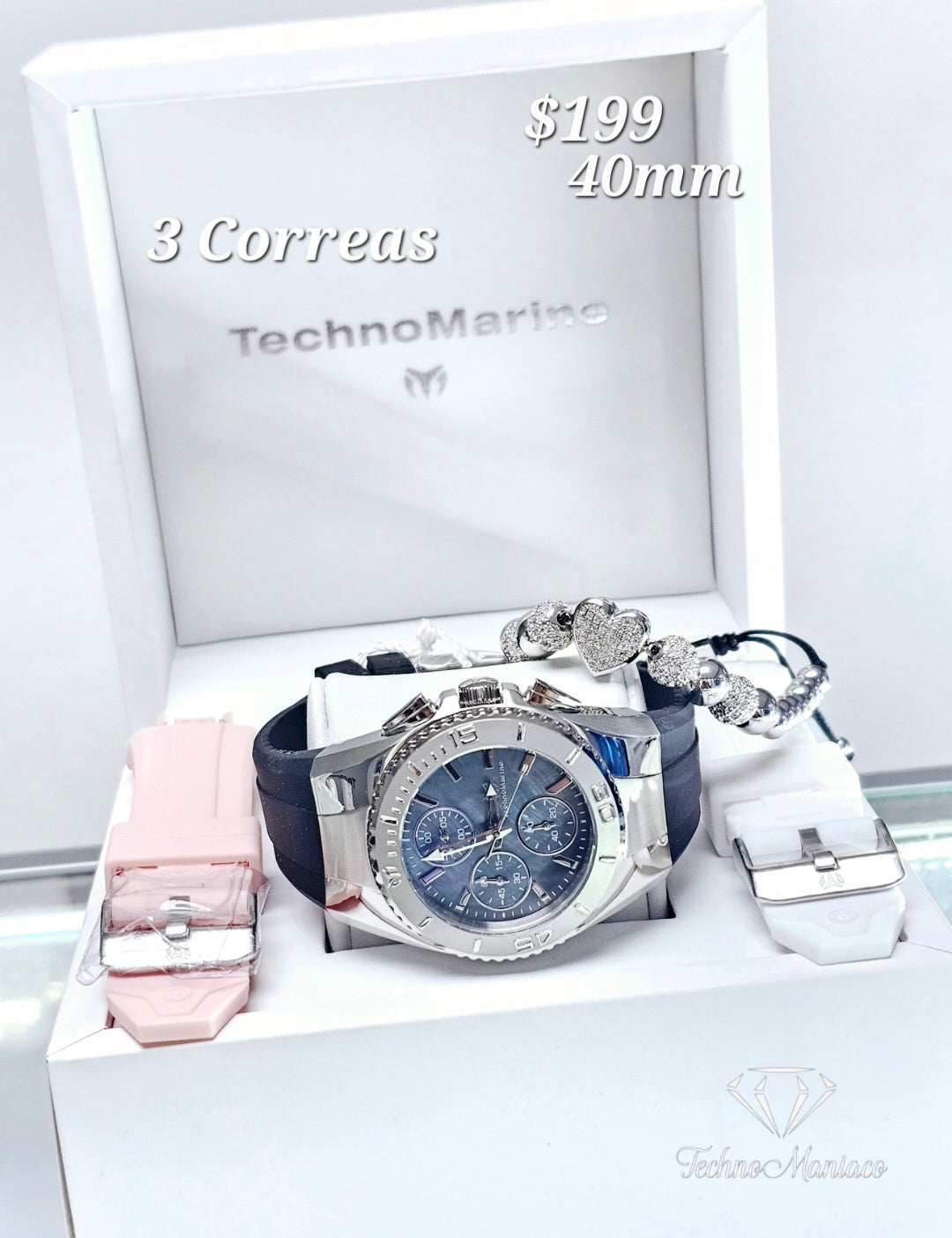 Cruise Original 2025 40mm/Silver/Black 3 Correas