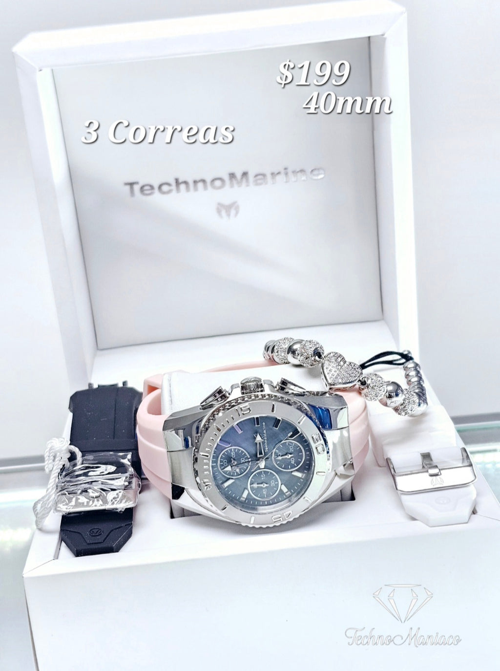 Cruise Original 2025 40mm/Silver/Black 3 Correas