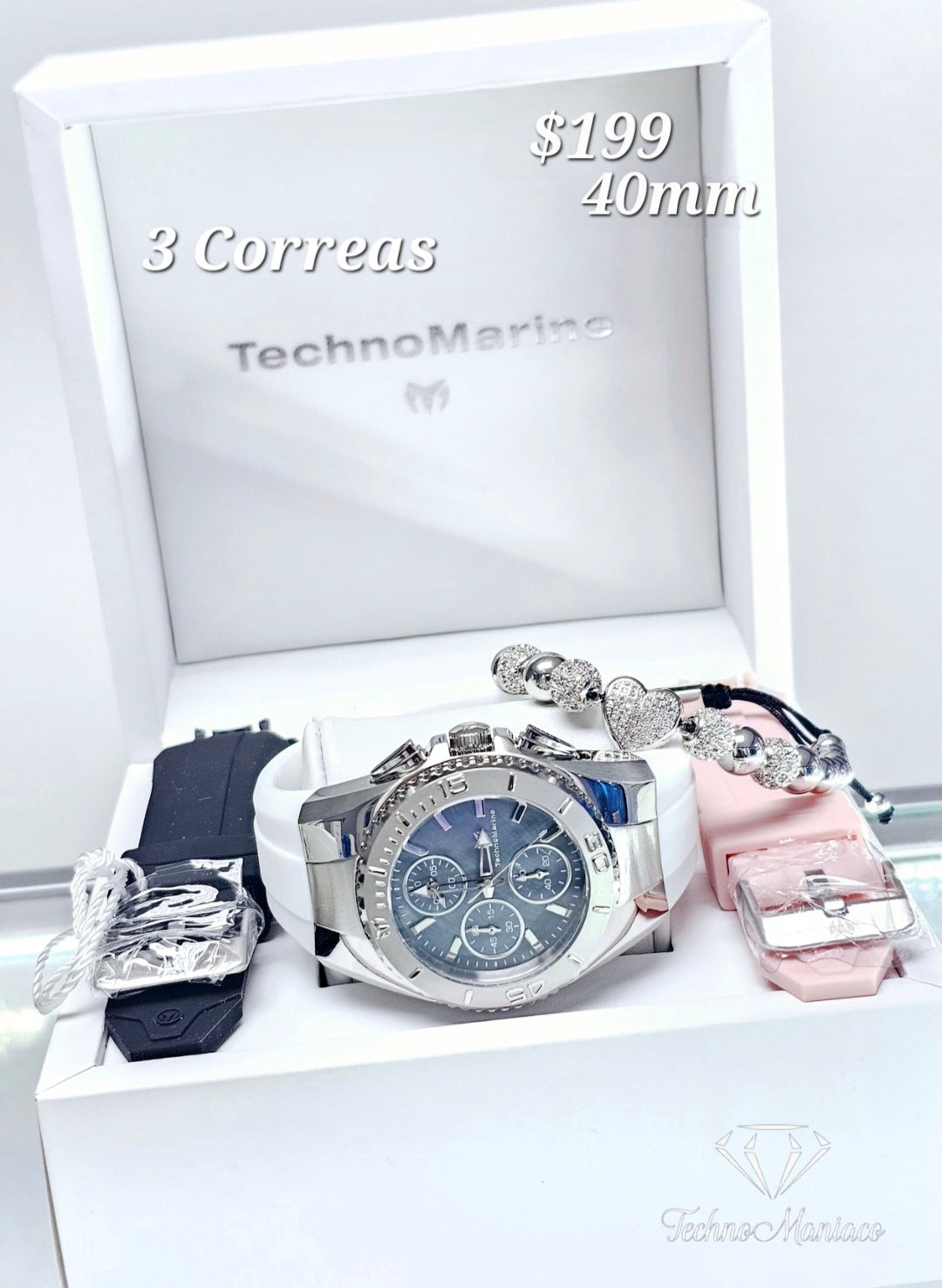 Cruise Original 2025 40mm/Silver/Black 3 Correas